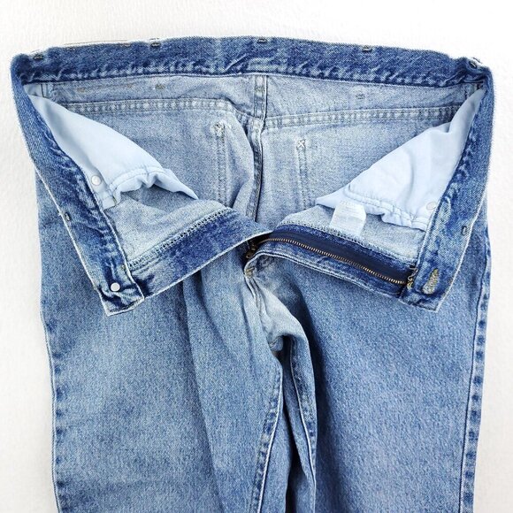 Lee Vintage Jeans USA Union Relaxed Straight Leg Cotton Men's "38x32" Real 36x30 - Picture 10 of 14